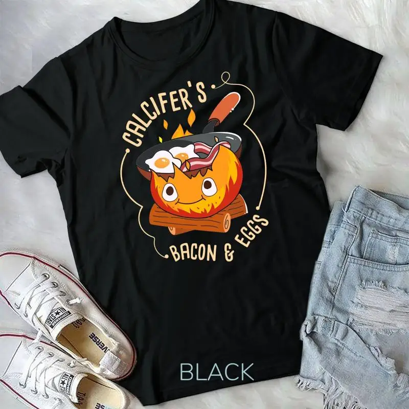 Camping Cooking Top - เสื้อยืด Calcifers Bacon And Egg I
