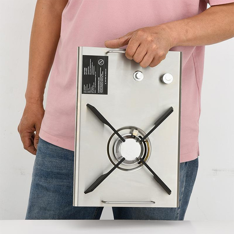 Camping Cooking Top - เตาแก๊สพกพาแบบตั้งโต๊ะอเนกประสงค์ พับได้ ใช้สำหรับตั้งโต๊ะและทำอาหารสำหรับแคมป์ปิ้ง