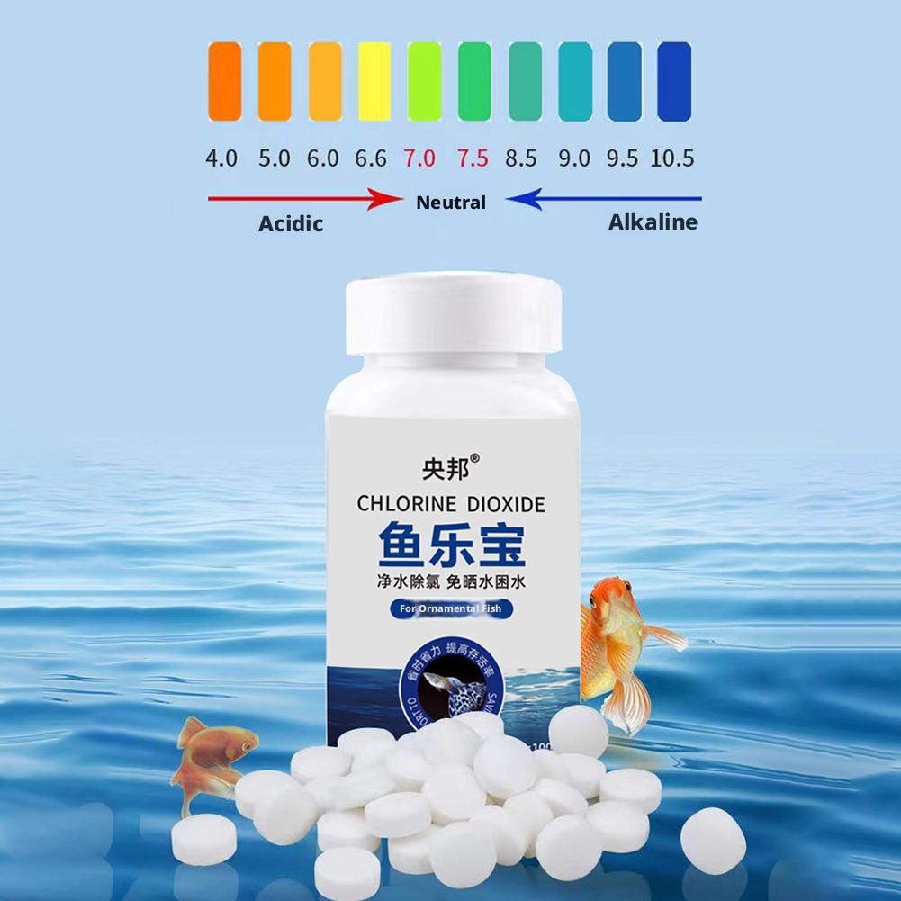 Water Purification Tablet - เม็ดกรองน้ำสำหรับตู้ปลา ผลิตภัณฑ์กรองน้ำที่เป็นมิตรต่อสิ่งแวดล้อม สารทำความสะอาดตู้ปลาที่ออกฤทธิ์รวดเร็ว สารปรับสภาพน้ำในตู้ปลา