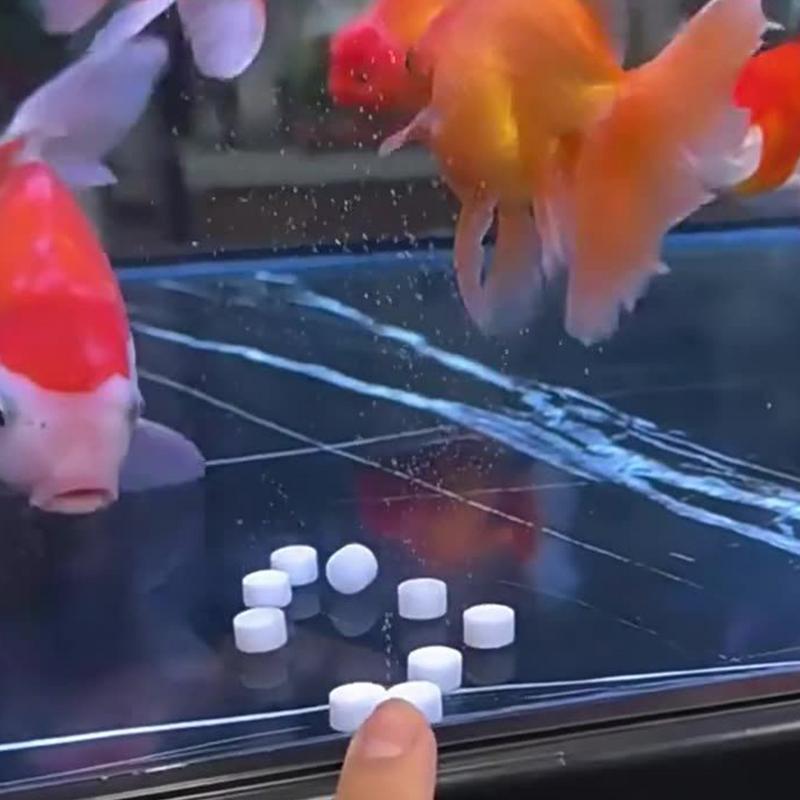 Water Purification Tablet - เม็ดทําน้ําให้บริสุทธิ์ในตู้ปลา เม็ดกําจัดสาหร่ายที่มีประสิทธิภาพ เครื่องมือทําความสะอาดสําหรับการขจัดสารที่เป็นอันตราย ความขุ่น