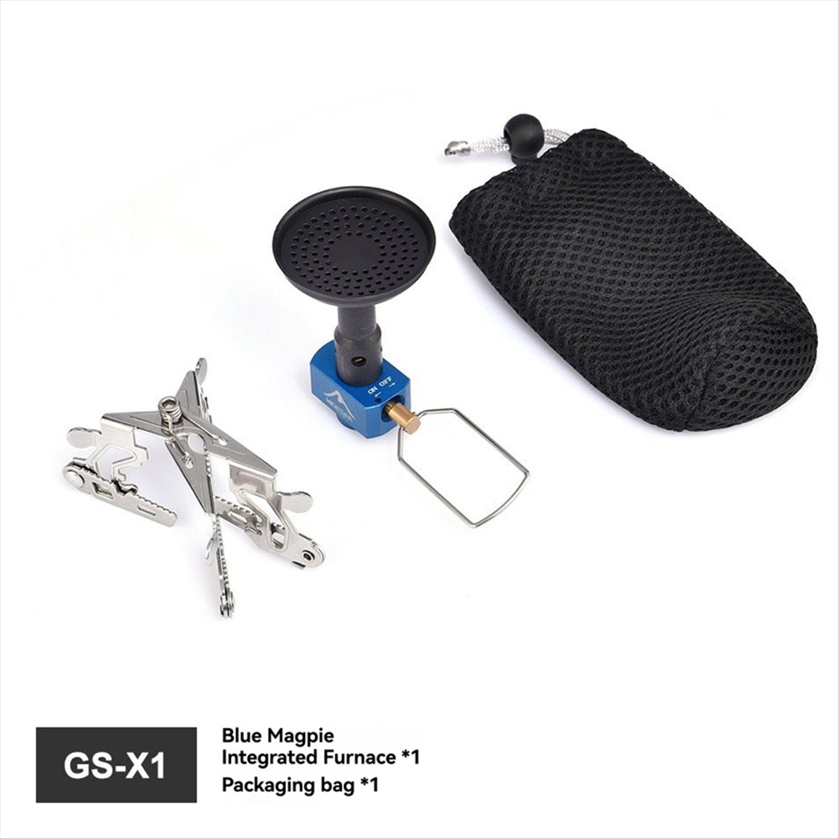 Camping Cooking Fire - เตาแก๊สปิกนิกกลางแจ้ง ABJV 3300W พร้อมระบบจุดไฟ - เตาพกพาสำหรับการตั้งแคมป์และการเอาชีวิตรอด
