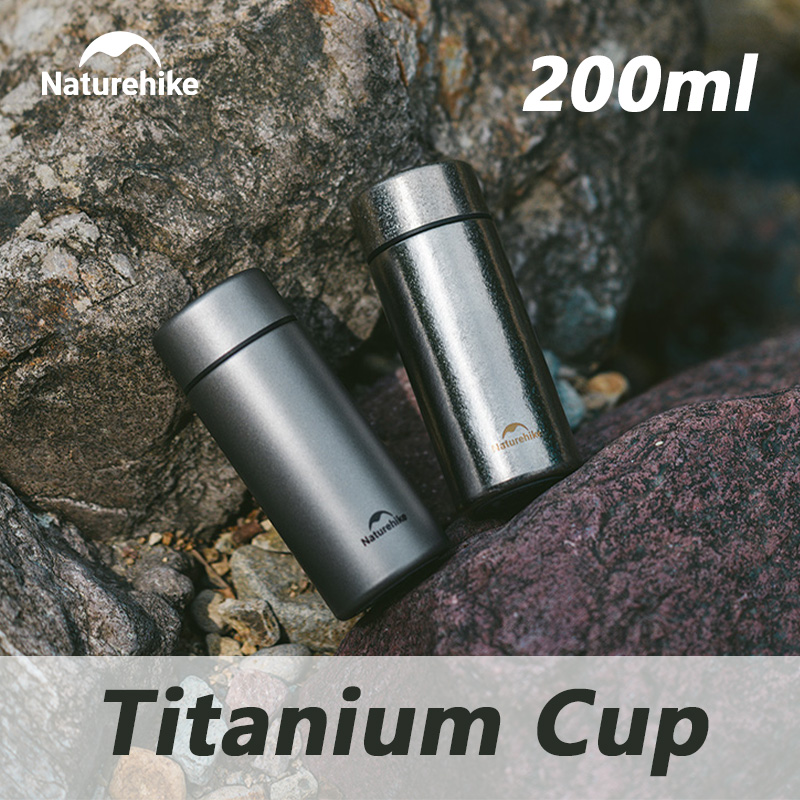 Camping Cooking Mug - แก้วเก็บความร้อน Naturehike 200 มล. แก้วไทเทเนียม แก้วกาแฟพกพา