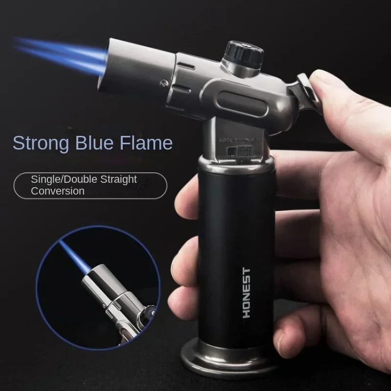 Camping Cooking Fire - ซื่อสัตย์โลหะเดี่ยวและคู่ Fire Switching ปืนเชื่อมพอง Windproof ไฟแช็กกลางแจ้ง