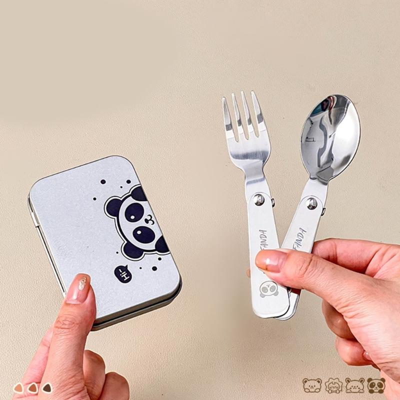 พับกลางแจ้งชุดช้อนส้อมช้อนส้อม - Camping Cooking Box Set บทวิจารณ์และราคา
