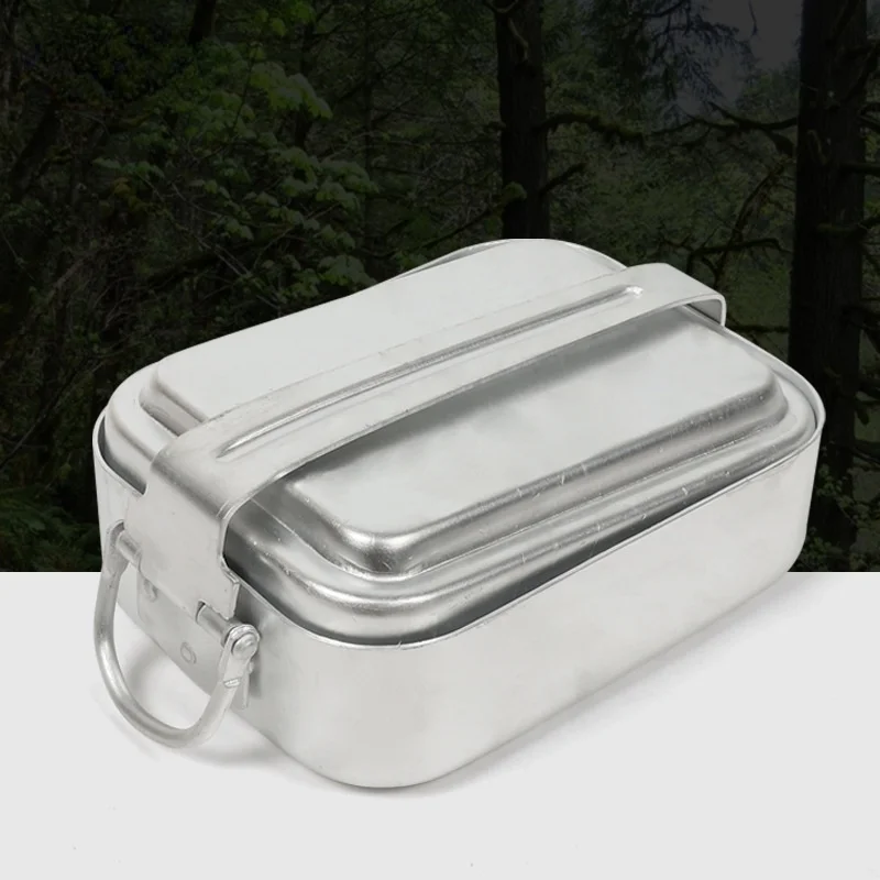 ชุดเครื่องครัวอลูมิเนียมสำหรับ - Camping Cooking Box Set บทวิจารณ์และราคา