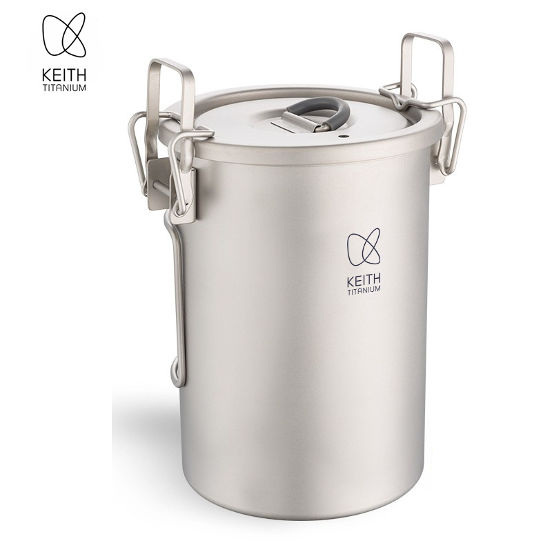 KEITH หม้อหุงข้าวไทเทเนียมบริส - Camping Hiking Cooking บทวิจารณ์และราคา