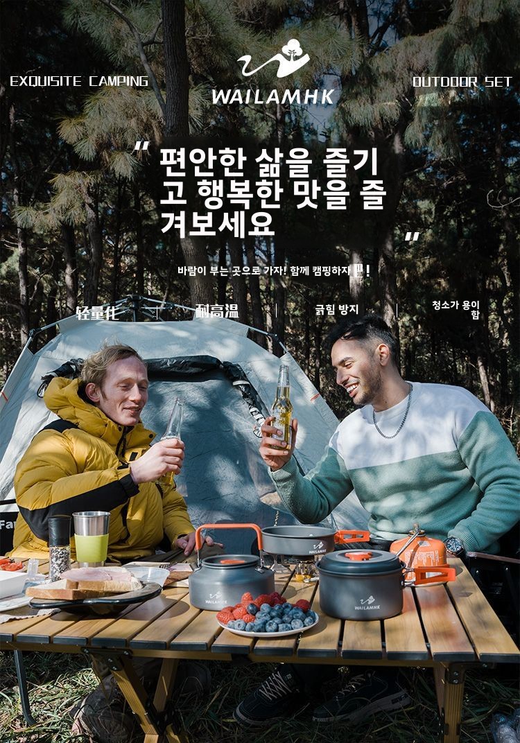 ชุดเครื่องครัวสำหรับตั้งแคมป์ก - Nesting Camping Cooking Set บทวิจารณ์และราคา