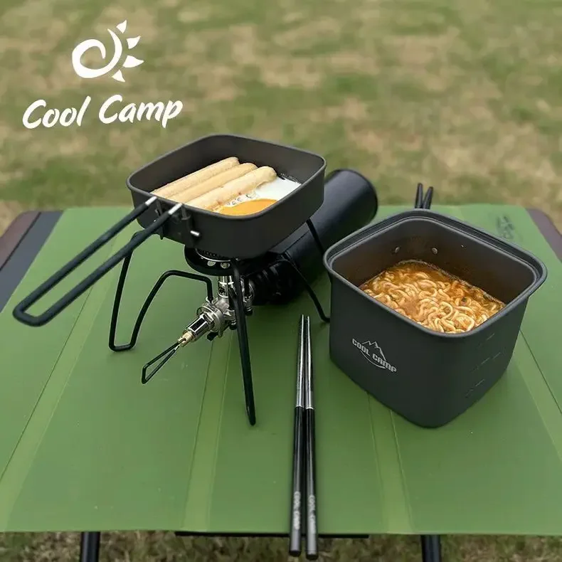 ชุดอุปกรณ์ทำอาหารสำหรับตั้งแคม - Camping Cooking Box Set บทวิจารณ์และราคา