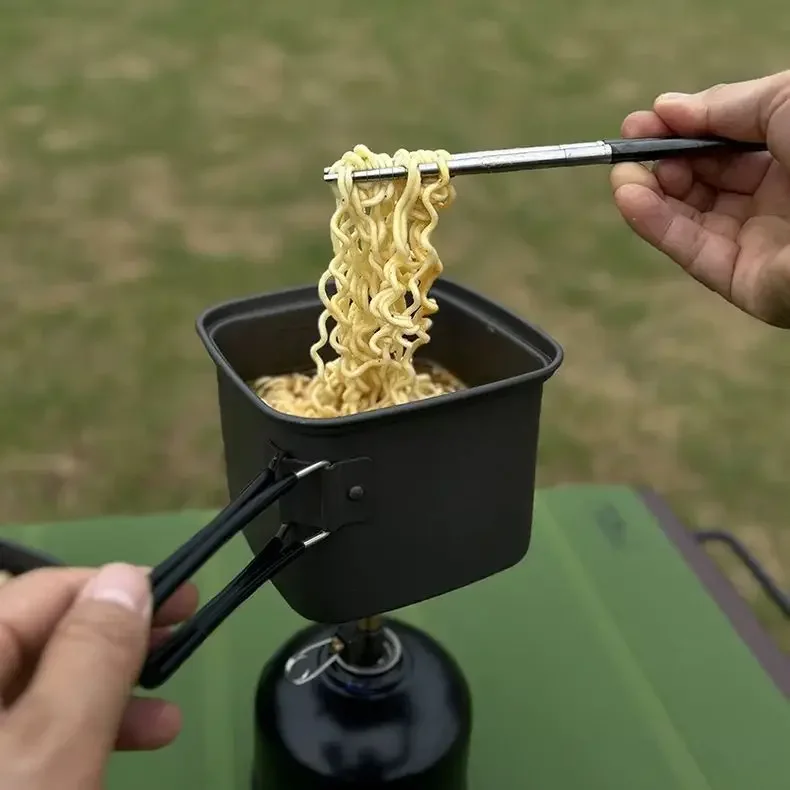 ชุดอุปกรณ์ทำอาหารสำหรับตั้งแคม - Camping Cooking Box Set บทวิจารณ์และราคา