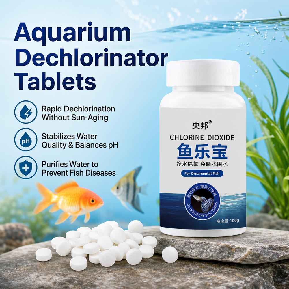 เม็ดกรองน้ำสำหรับตู้ปลา ผลิตภั - Water Purification Tablet บทวิจารณ์และราคา