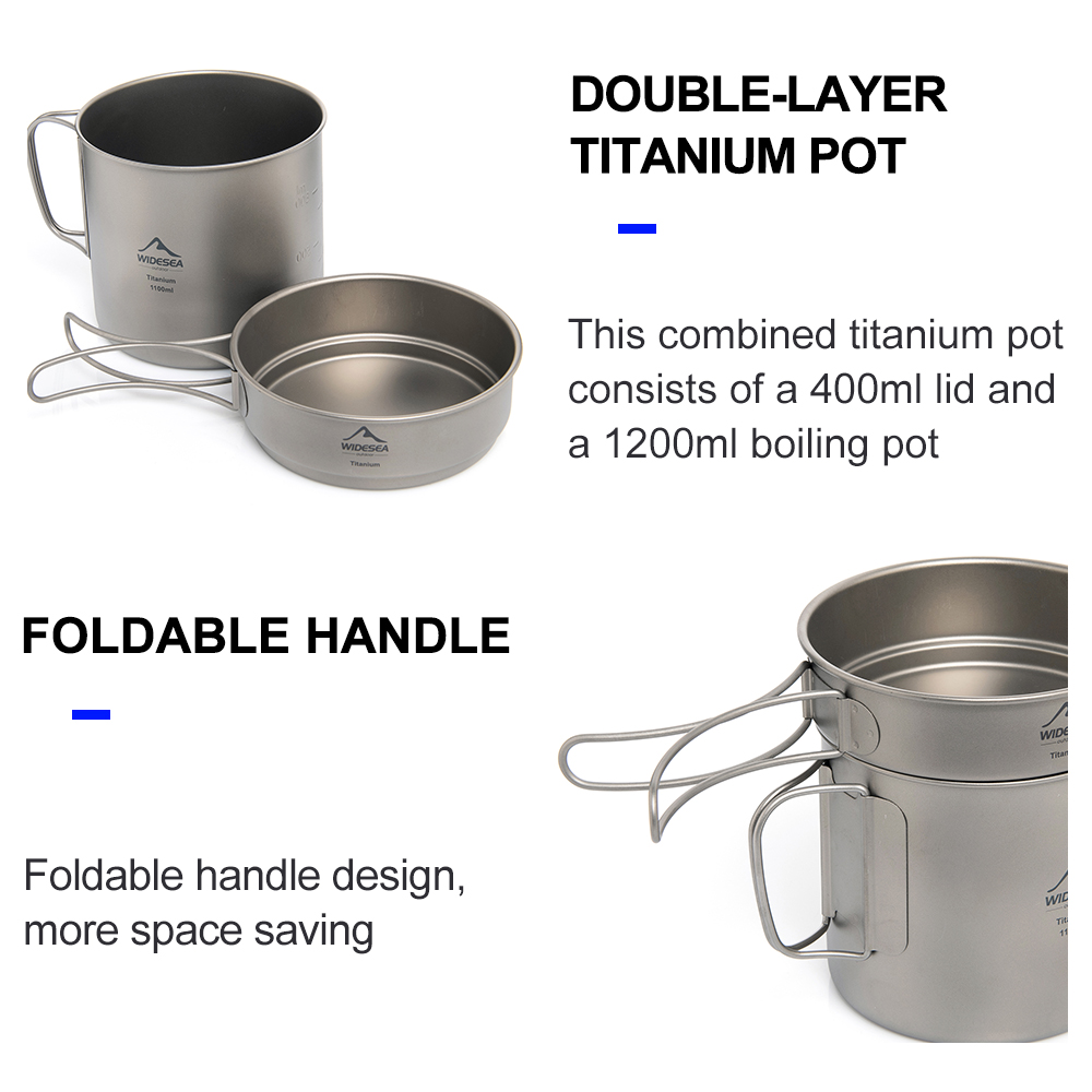หม้อตั้งแคมป์ไทเทเนียม Ultrali - Camping Cooking Mug บทวิจารณ์และราคา