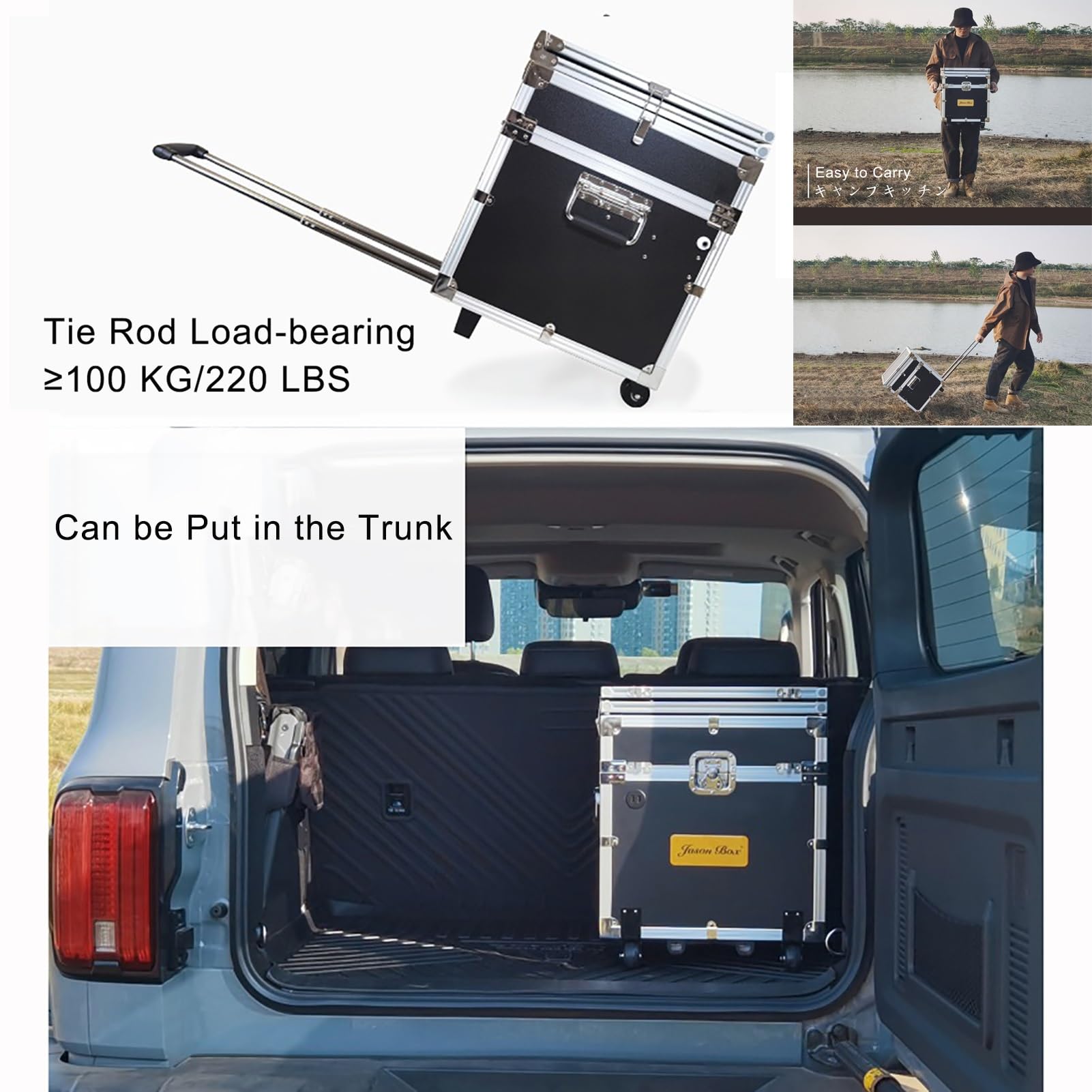 ชุดทำอาหารแคมป์ปิ้งกลางแจ้ง กล - Camping Cooking Box Set บทวิจารณ์และราคา