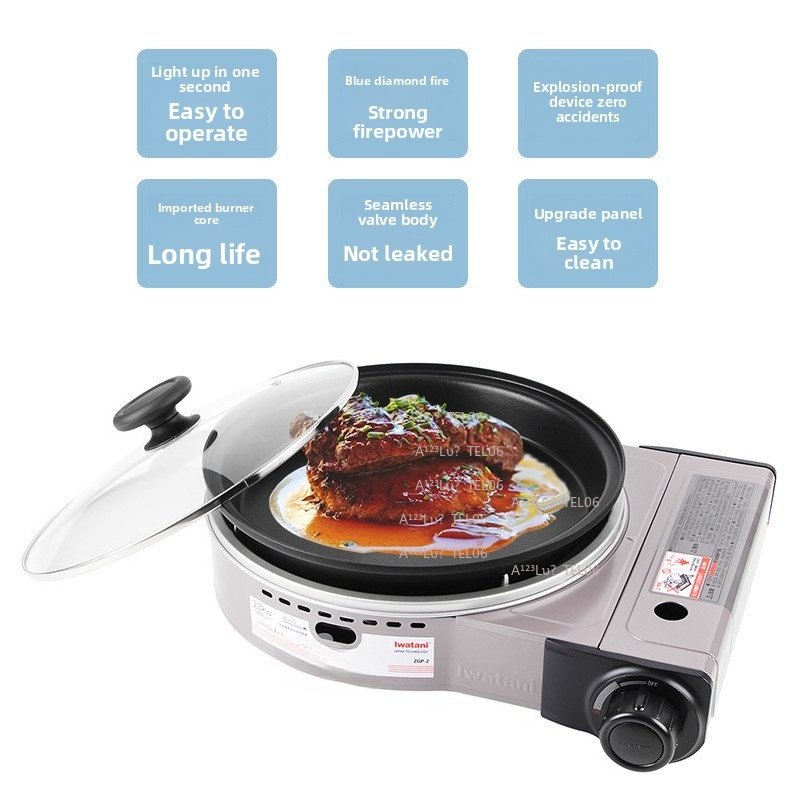 เตาแก๊สพกพาแบบกันลม รุ่น ZGP-2 - Camping Cooking Burner บทวิจารณ์และราคา