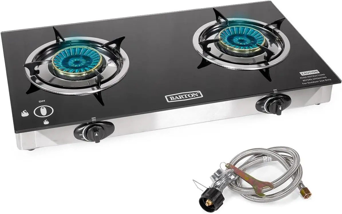 เตาแก๊สโพรเพน 2 หัวเตา, 25,516 - Camping Cooking Top บทวิจารณ์และราคา
