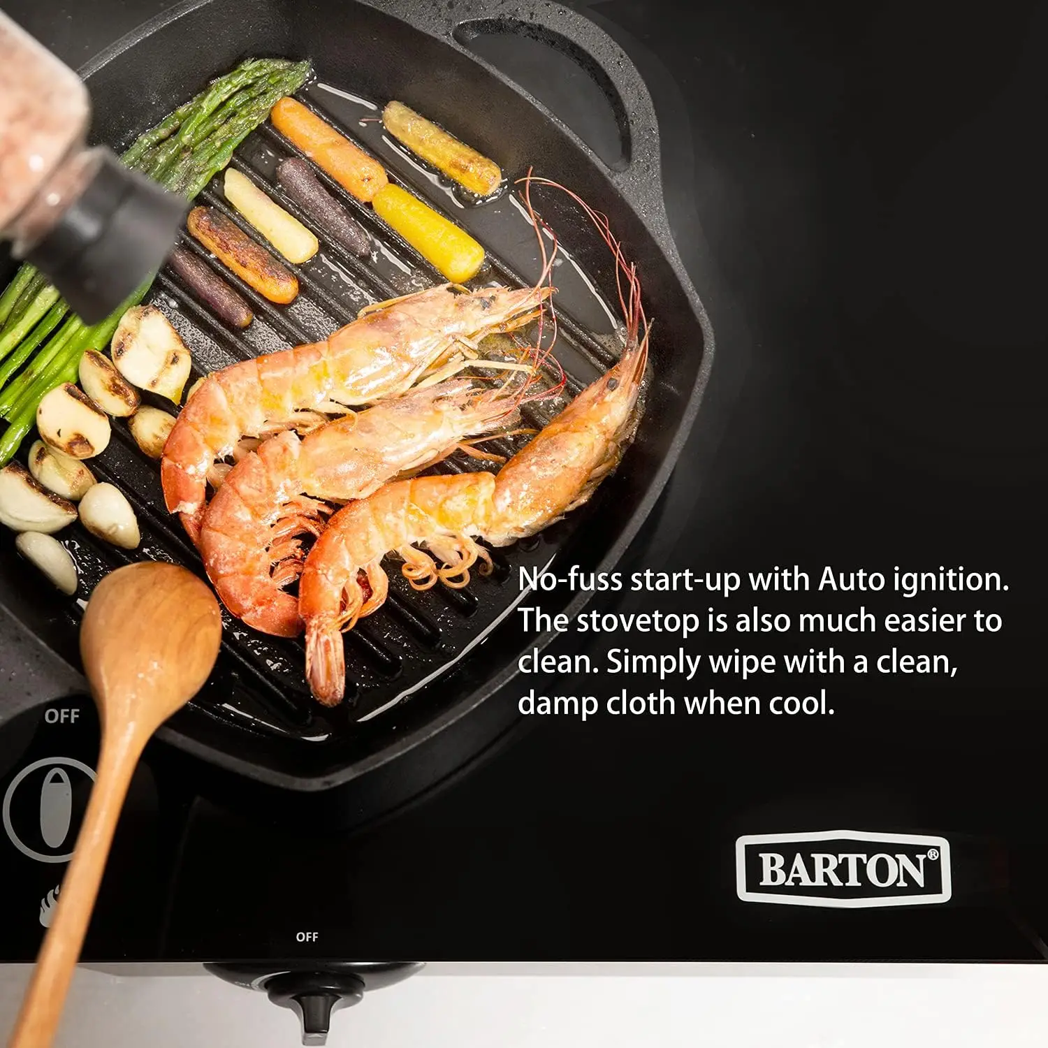 เตาแก๊สโพรเพน 2 หัวเตา, 25,516 - Camping Cooking Top บทวิจารณ์และราคา