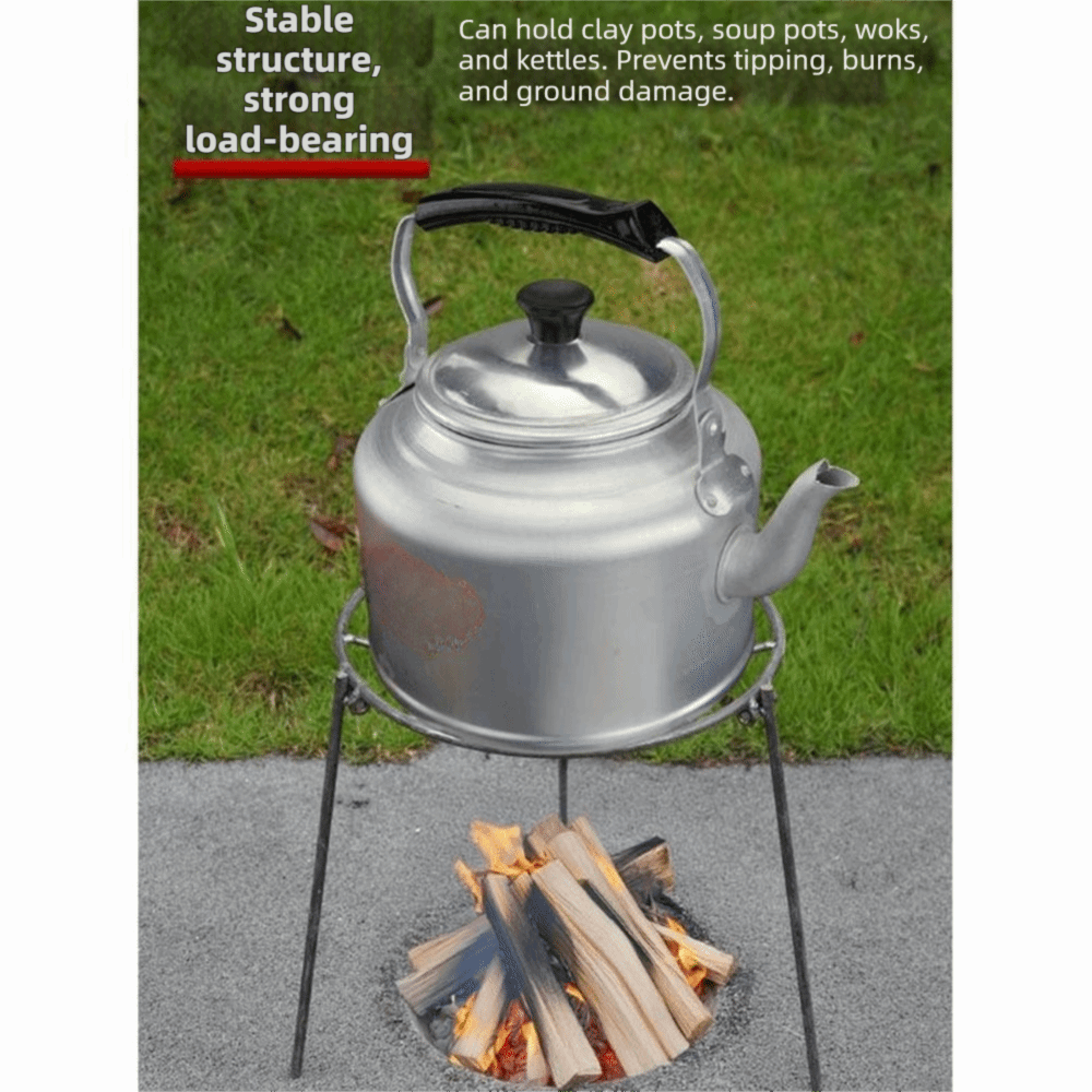 ขาตั้งเตาแคมป์พับได้ ทนทาน แข็ - Campfire Cooking บทวิจารณ์และราคา