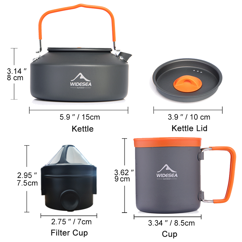 Widesea Campingกาแฟชุดเครื่องค - Camping Cooking Box Set บทวิจารณ์และราคา