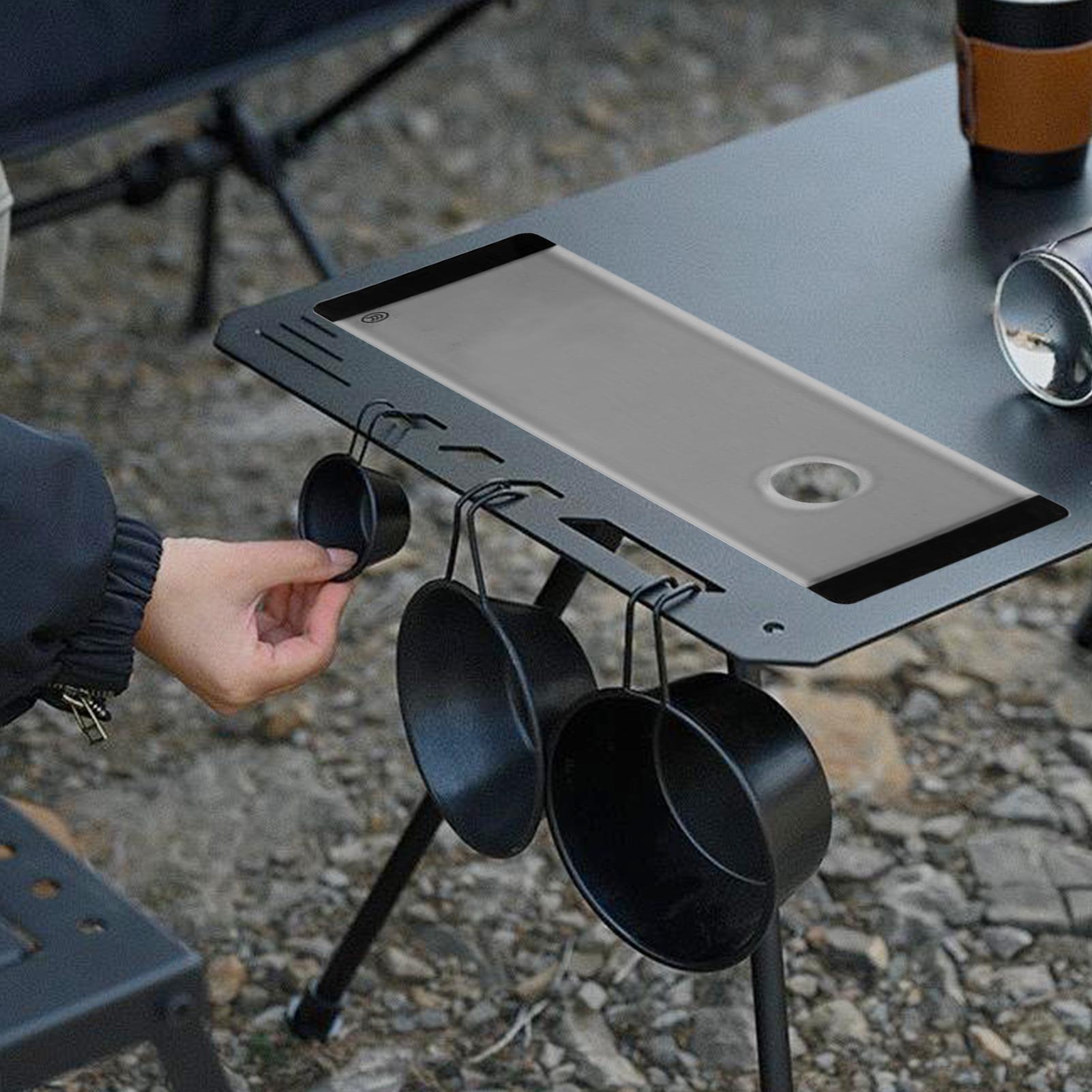 แผ่นขยายโต๊ะกลางแจ้ง กระจกนิรภ - Camping Cooking Top บทวิจารณ์และราคา