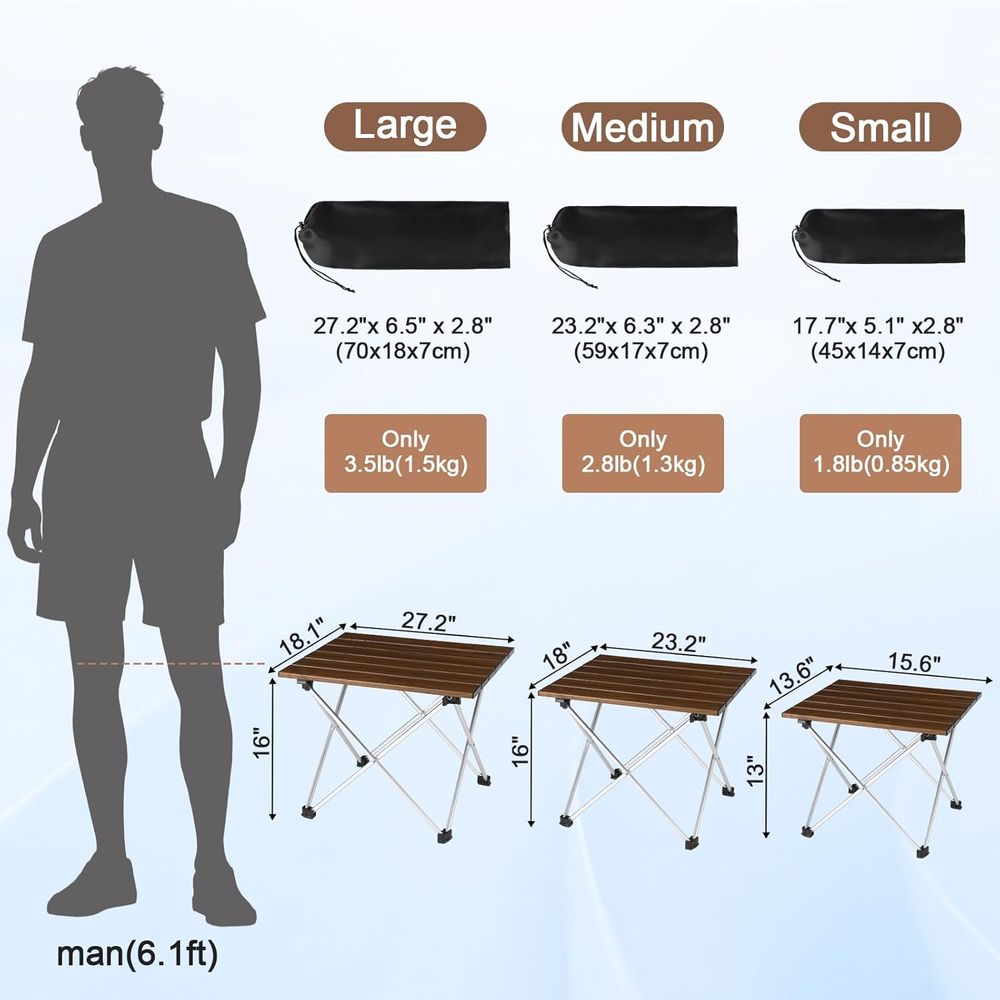 โต๊ะแคมป์ปิ้งพร้อมท็อปโต๊ะ โต๊ - Camping Cooking Top บทวิจารณ์และราคา