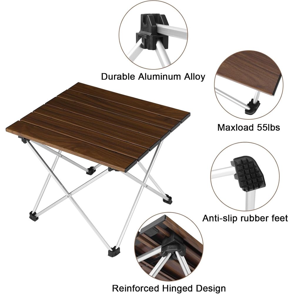 โต๊ะแคมป์ปิ้งพร้อมท็อปโต๊ะ โต๊ - Camping Cooking Top บทวิจารณ์และราคา