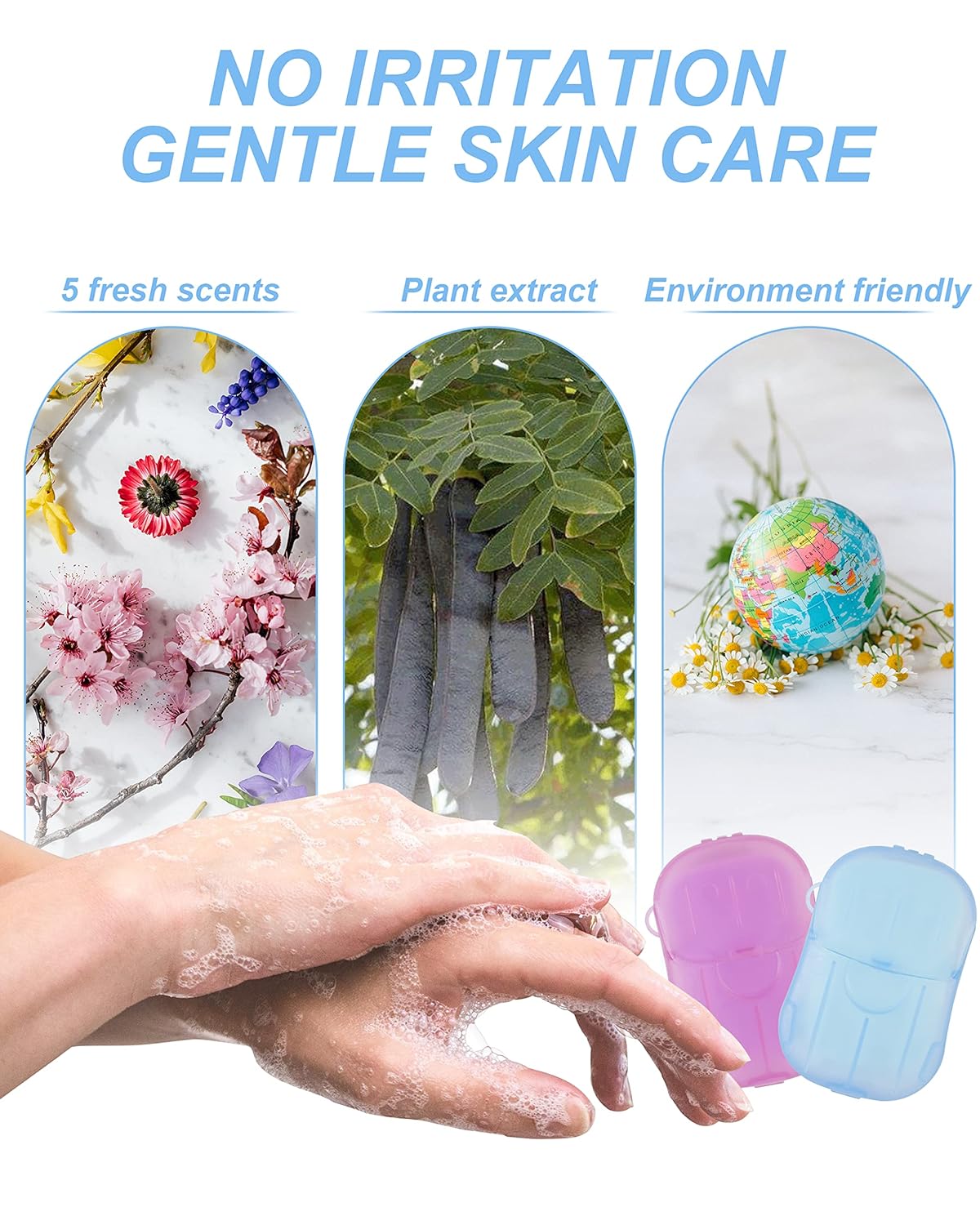 5/10/20 กล่องสบู่ล้างมือแบบแผ่ - Biodegradable Soap Camp บทวิจารณ์และราคา