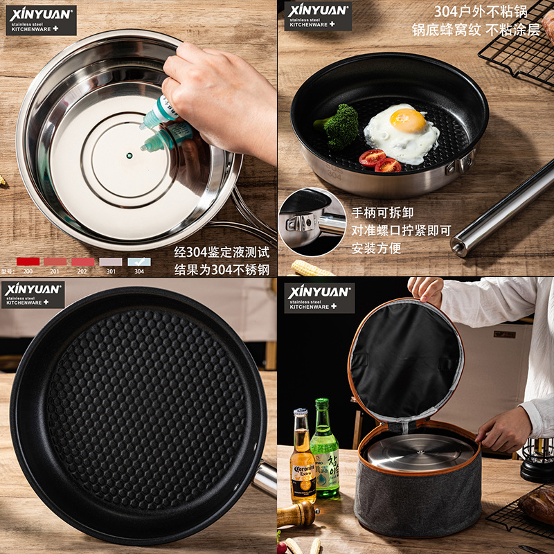 ชุดเครื่องครัวพกพาสำหรับตั้งแค - Camping Cooking Set For 4 บทวิจารณ์และราคา