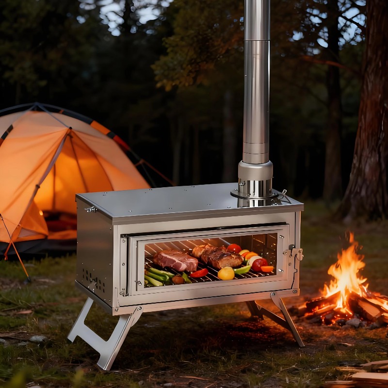 เตาบาร์บีคิวสแตนเลสที่ต้องมีสำ - Camping Cooking Must Haves บทวิจารณ์และราคา