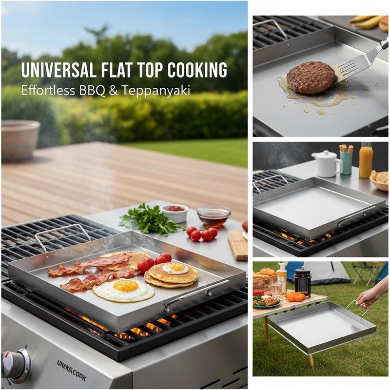 เตาปิ้งย่างแบบแบนขนาด 18x16 นิ - Camping Cooking Top บทวิจารณ์และราคา