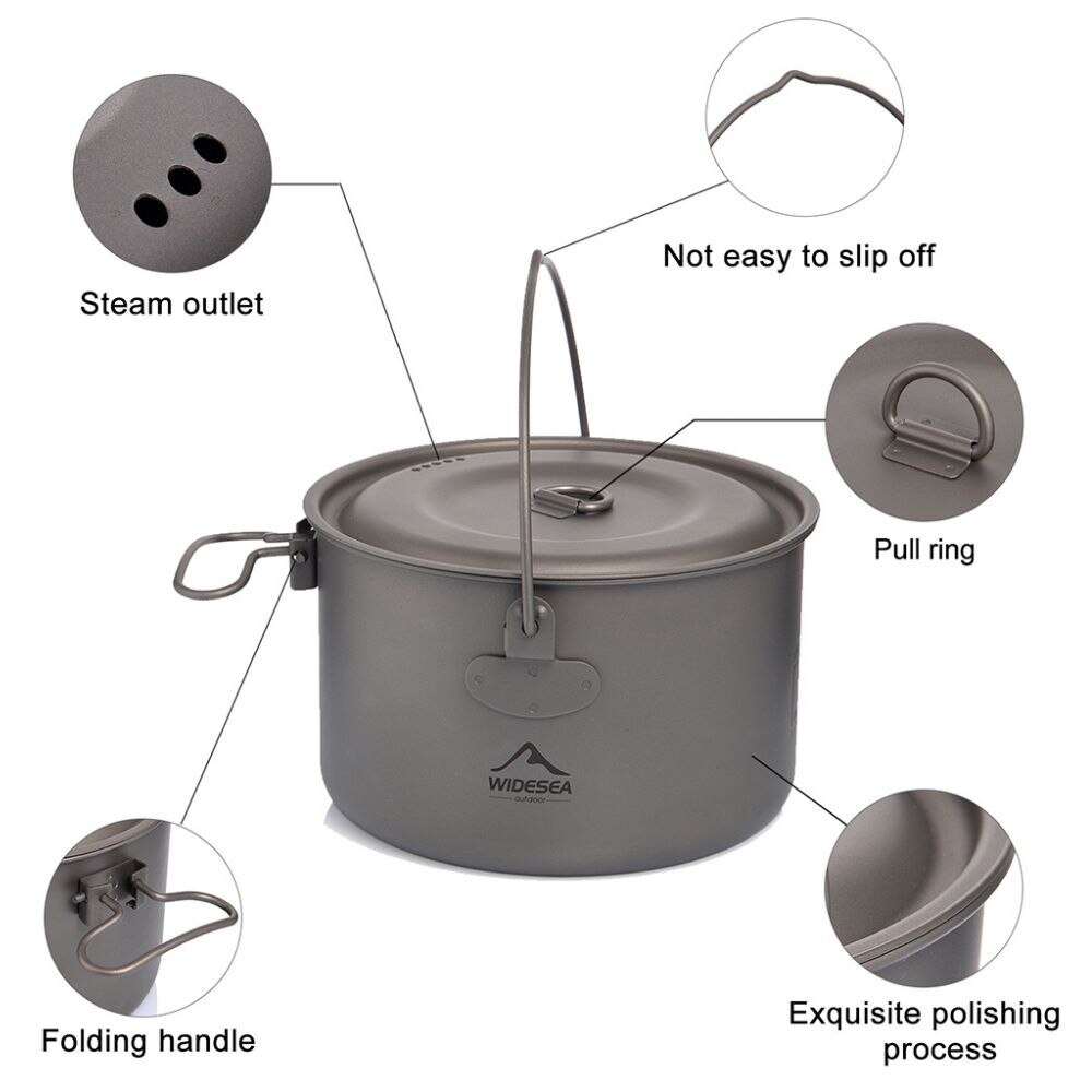ชุดเครื่องครัวไทเทเนียมสำหรับต - Camping Cooking Recipes บทวิจารณ์และราคา