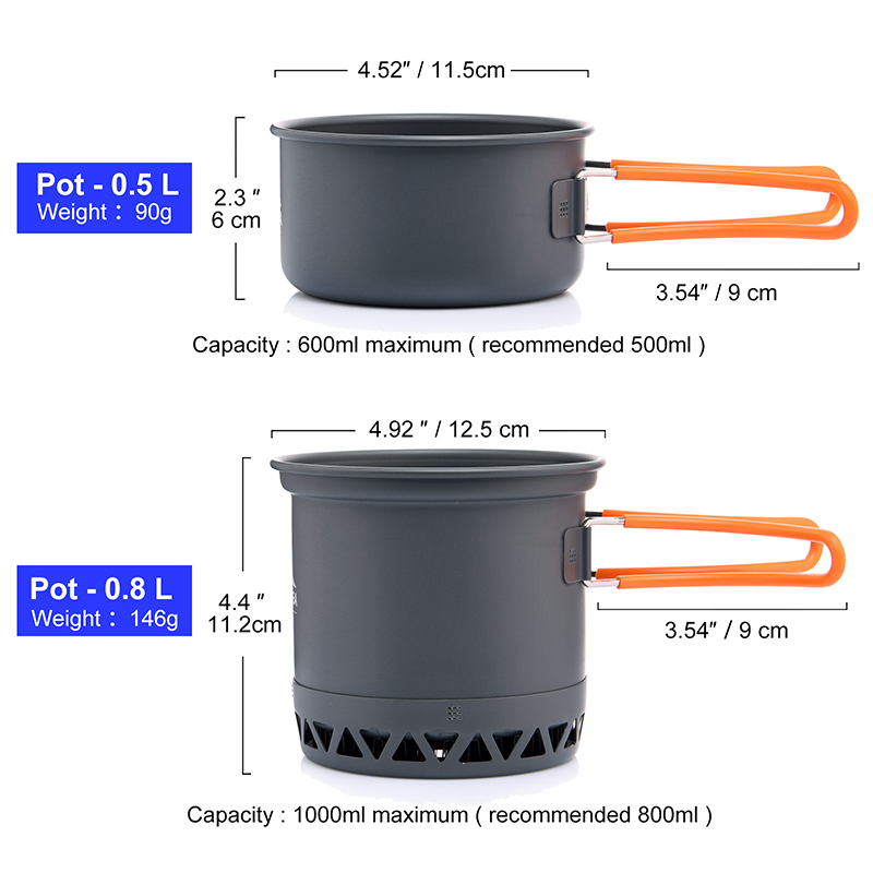 ชุดเครื่องครัวพกพาสำหรับตั้งแค - Camping Cooking Set For 4 บทวิจารณ์และราคา