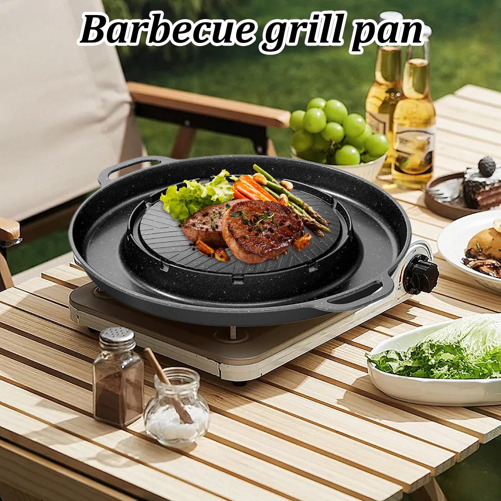 เตาย่างและกระทะร้อน 2-in-1 สำห - Camping Cooking Top บทวิจารณ์และราคา