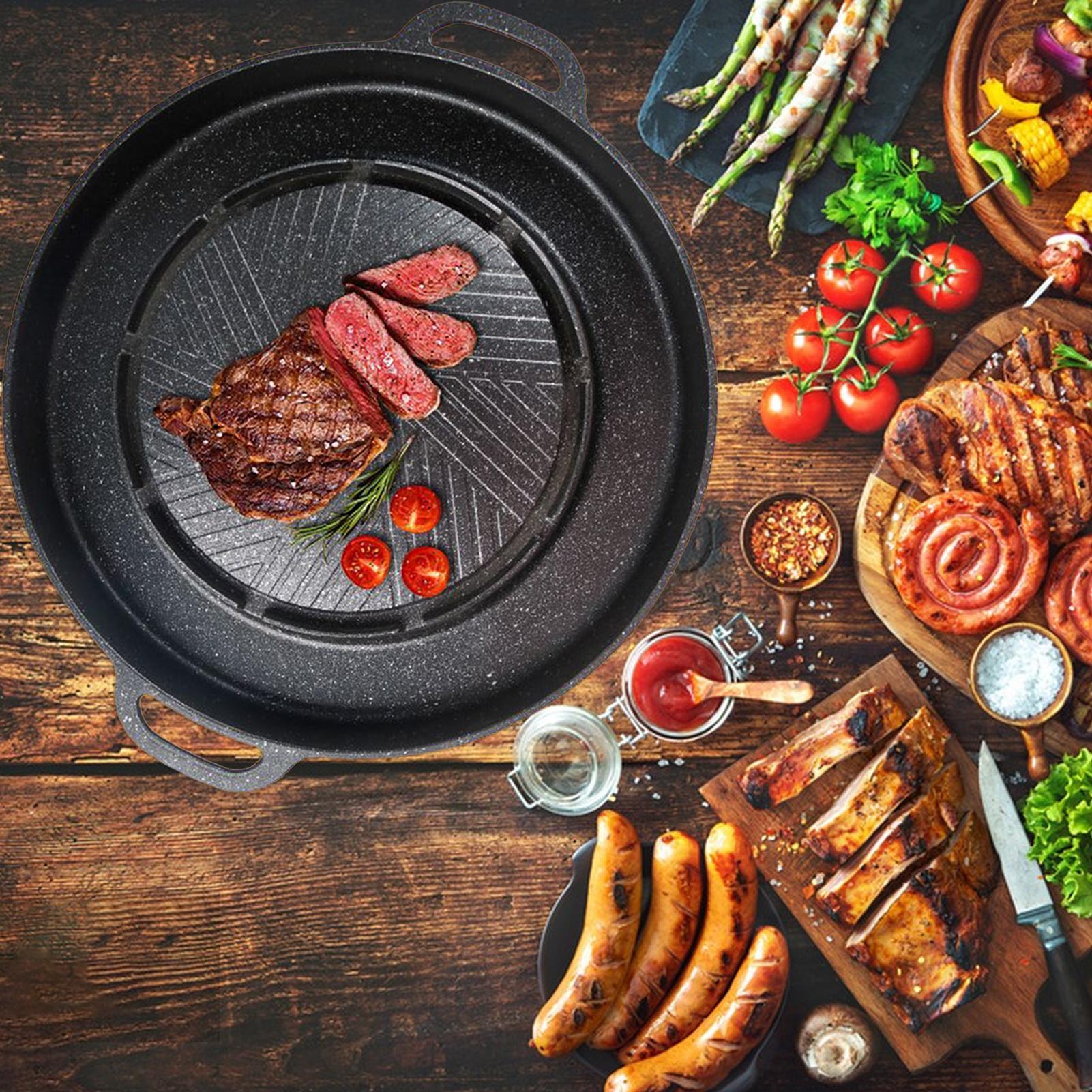 เตาย่างและกระทะร้อน 2-in-1 สำห - Camping Cooking Top บทวิจารณ์และราคา