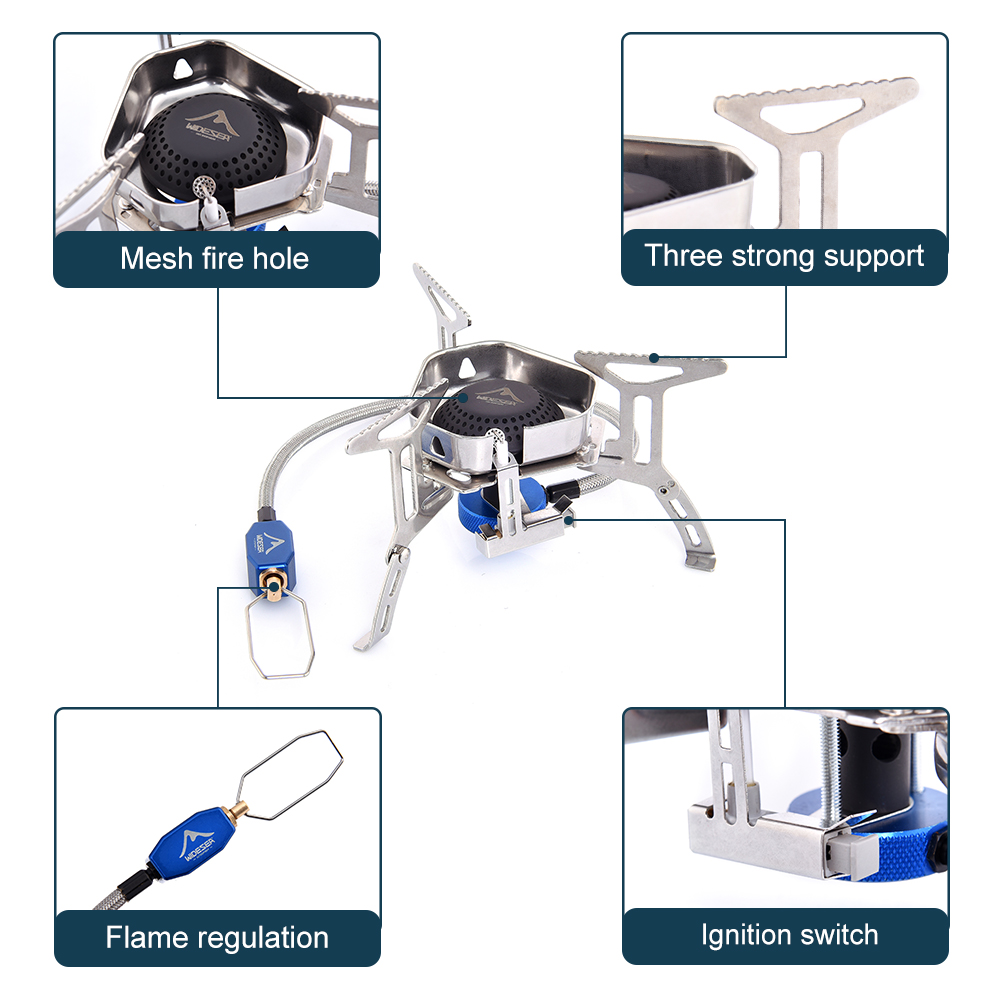 เตาแก๊สสำหรับตั้งแคมป์ อุปกรณ์ - Camping Cooking Burner บทวิจารณ์และราคา