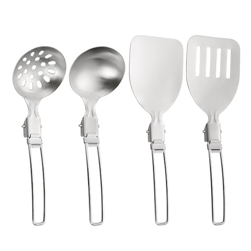 ชุดเครื่องครัวพับได้สำหรับแคมป - Camping Cooking Set For 4 บทวิจารณ์และราคา
