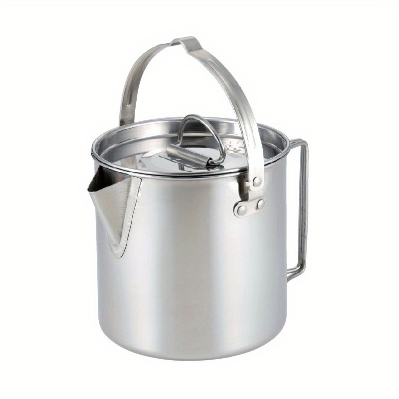 กาต้มน้ําเหล็กกลางแจ้ง 1.2 ลิต - Camping Cooking Mug บทวิจารณ์และราคา