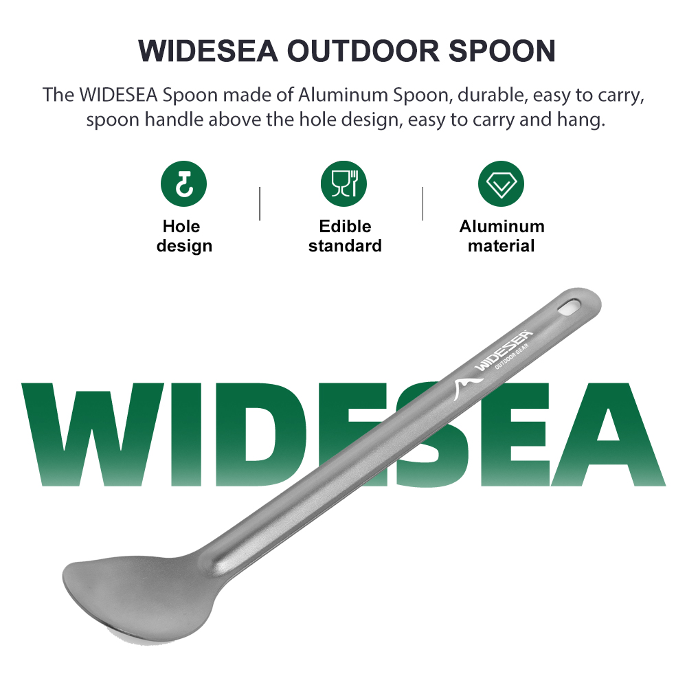 ช้อนแคมป์ปิ้งอะลูมิเนียม WIDES - Camping Cooking Mug บทวิจารณ์และราคา