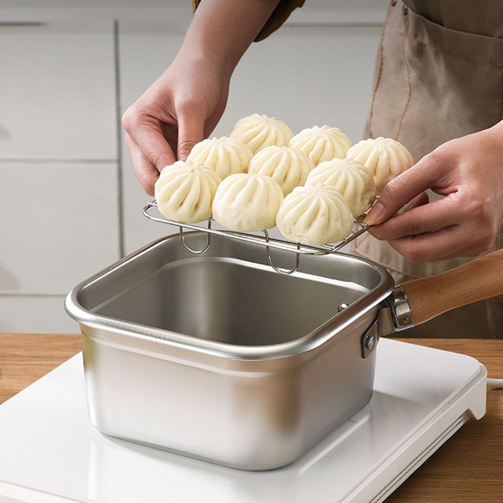 กระทะสแตนเลสแบบพกพา รูปทรงสี่เ - Camping Cooking Recipes บทวิจารณ์และราคา