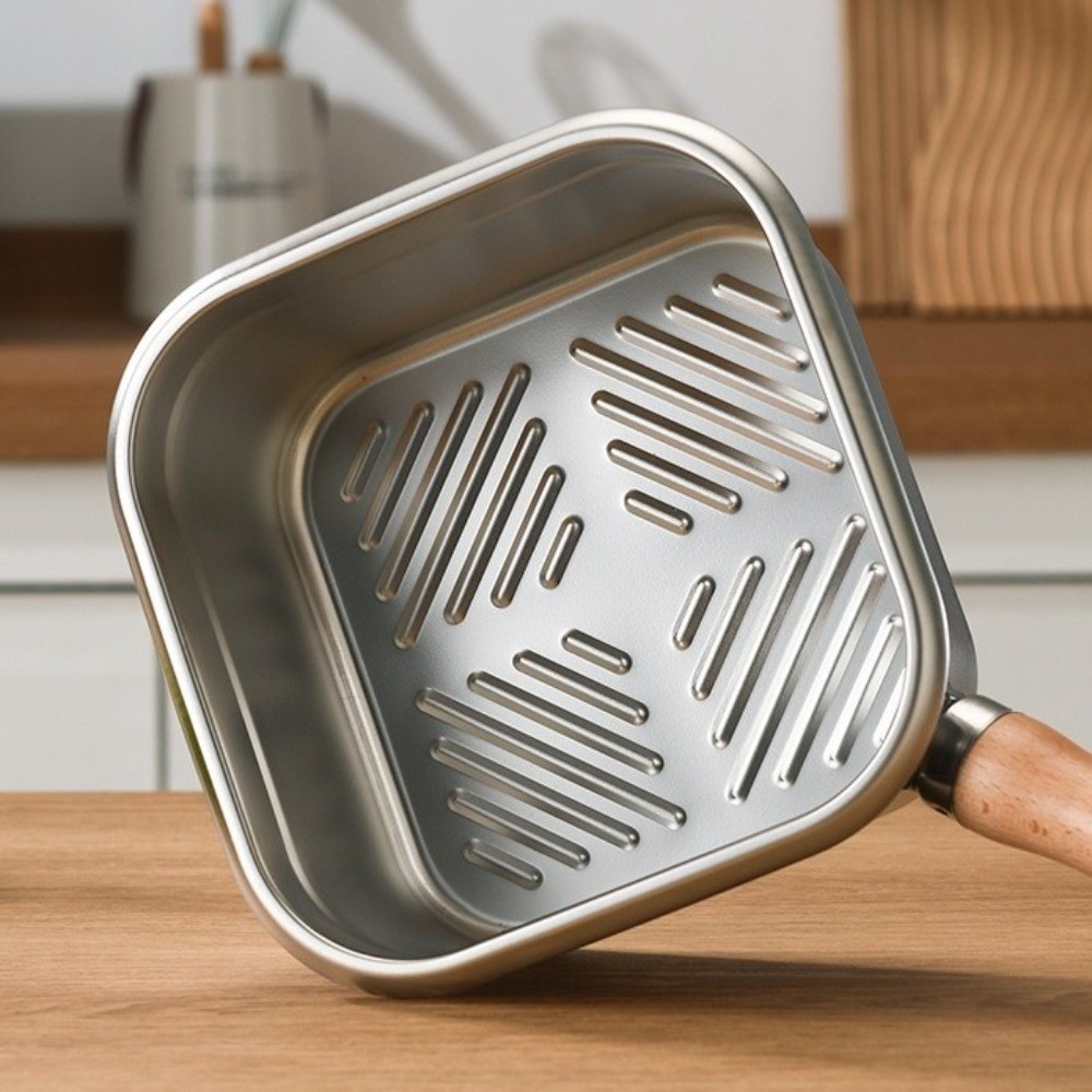 กระทะสแตนเลสแบบพกพา รูปทรงสี่เ - Camping Cooking Recipes บทวิจารณ์และราคา