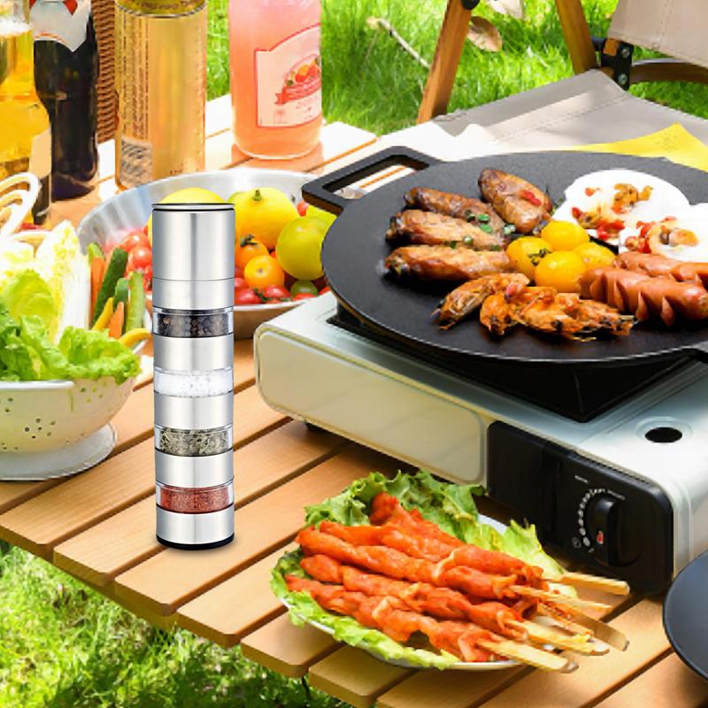 Travel ภาชนะปรุงรสเครื่องบดพริ - Camping Cooking Set For 4 บทวิจารณ์และราคา