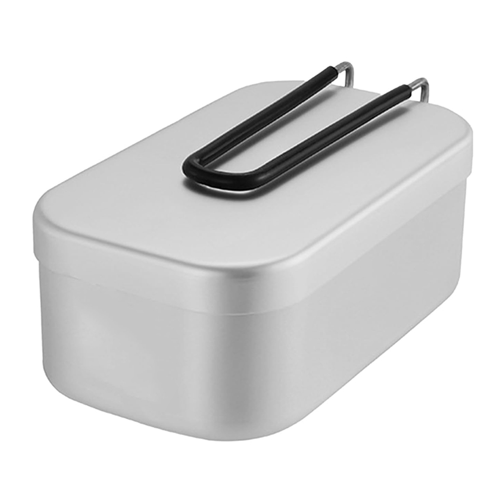 800ML อลูมิเนียมกล่องอาหารกลาง - Camping Cooking Recipes บทวิจารณ์และราคา