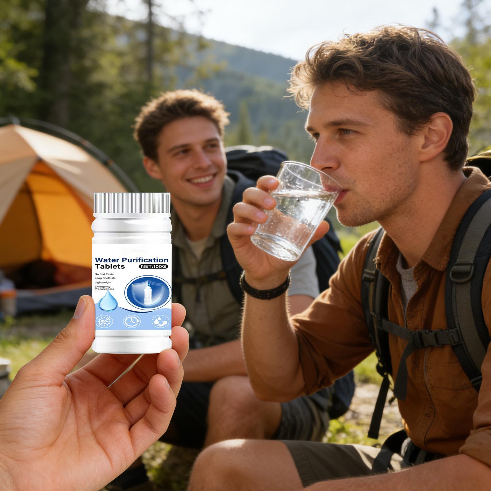 แท็บเล็ตกรองน้ำดื่ม ไร้กลิ่น พ - Water Purification Tablet บทวิจารณ์และราคา