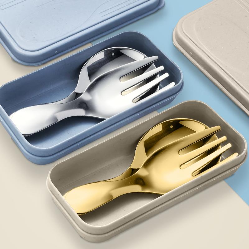 ชุดช้อนส้อมสแตนเลส 2 ชิ้น แบบพ - Camping Hiking Cooking บทวิจารณ์และราคา