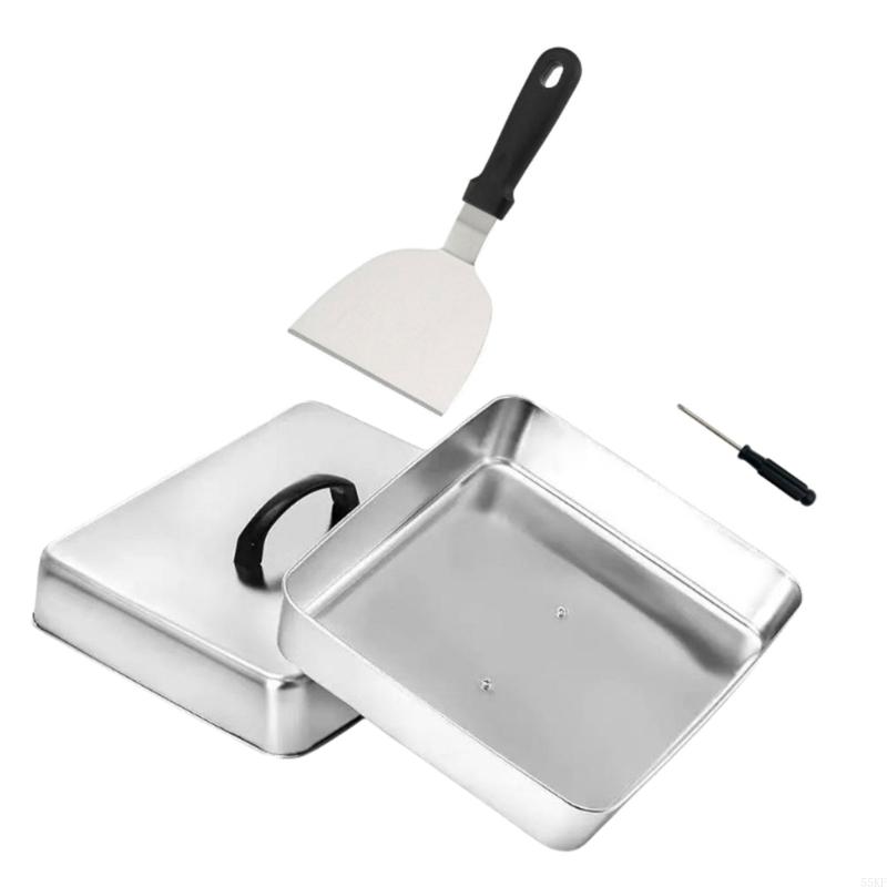 ฝาครอบด้านบนเรียบทรงสี่เหลี่ยม - Camping Cooking Top บทวิจารณ์และราคา
