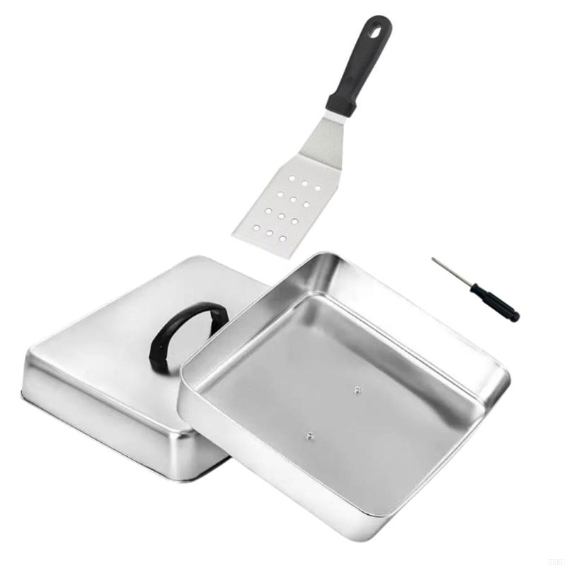 ฝาครอบด้านบนเรียบทรงสี่เหลี่ยม - Camping Cooking Top บทวิจารณ์และราคา