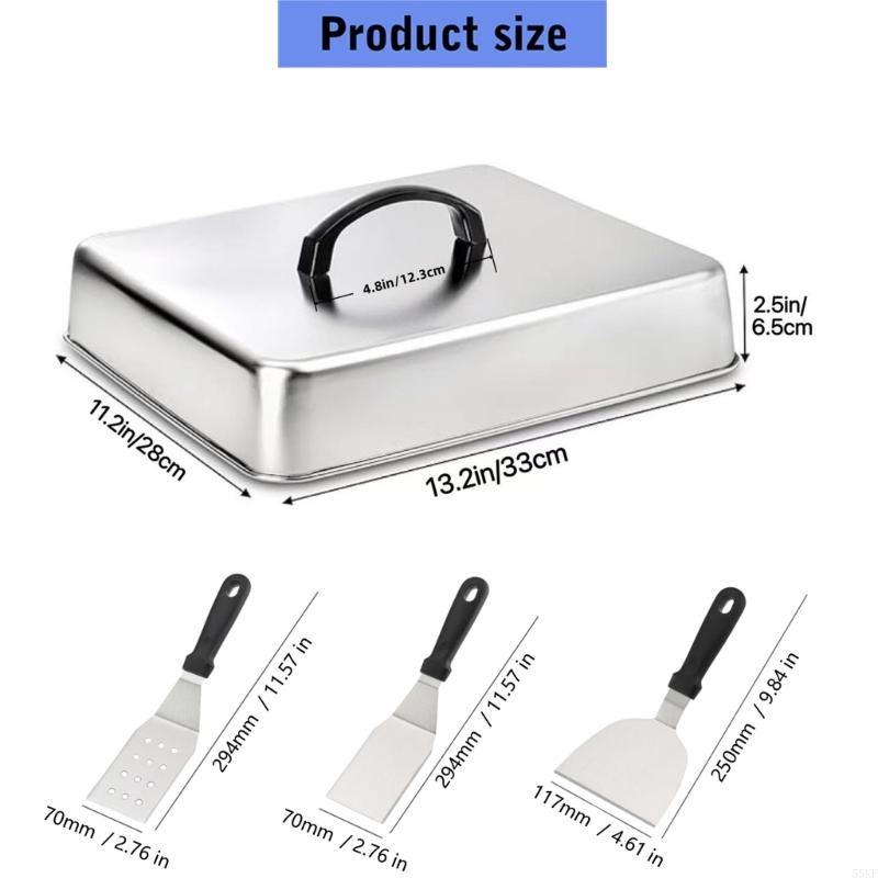 ฝาครอบด้านบนเรียบทรงสี่เหลี่ยม - Camping Cooking Top บทวิจารณ์และราคา