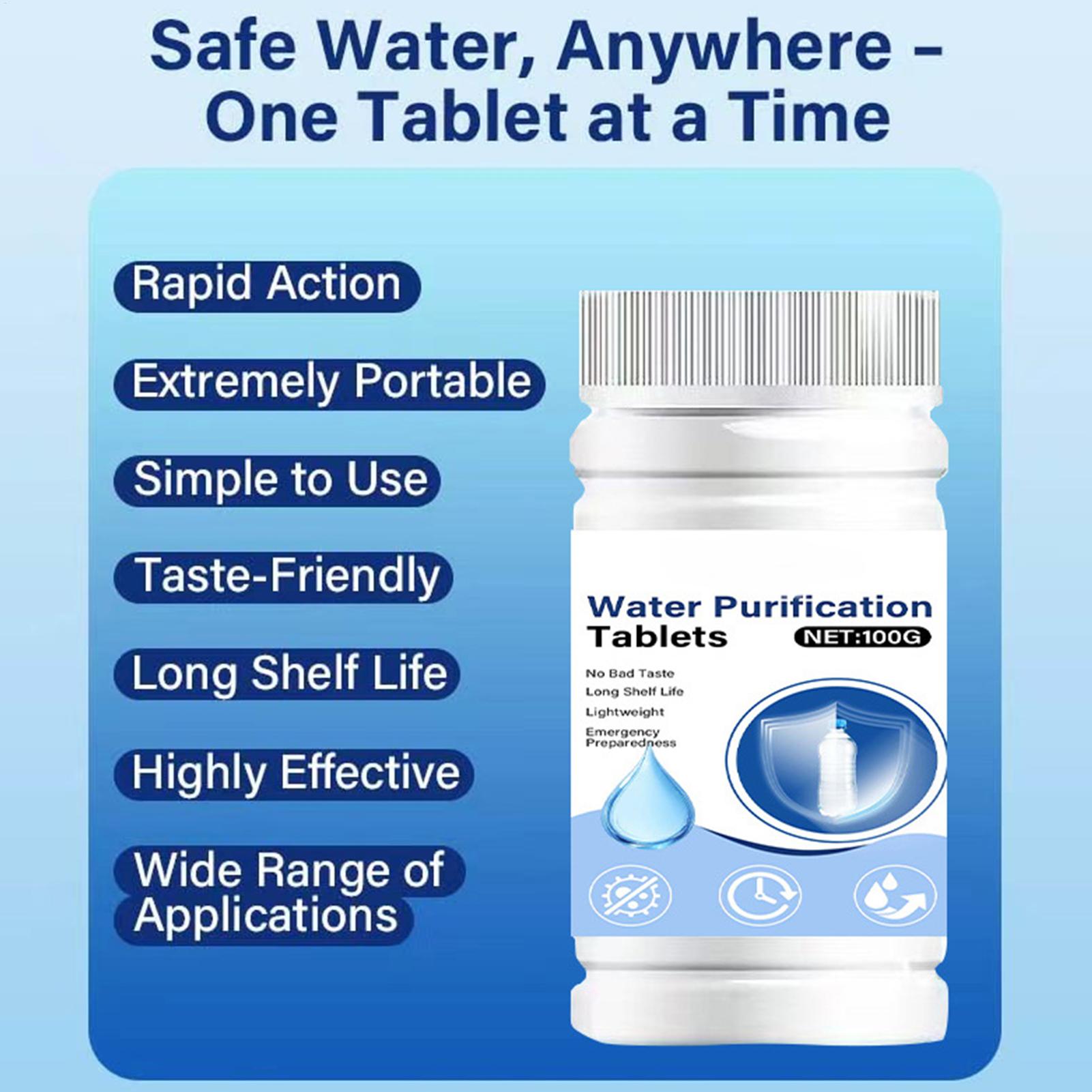 แท็บเล็ตกรองน้ำดื่มแบบพกพา ปลอ - Water Purification Tablet บทวิจารณ์และราคา