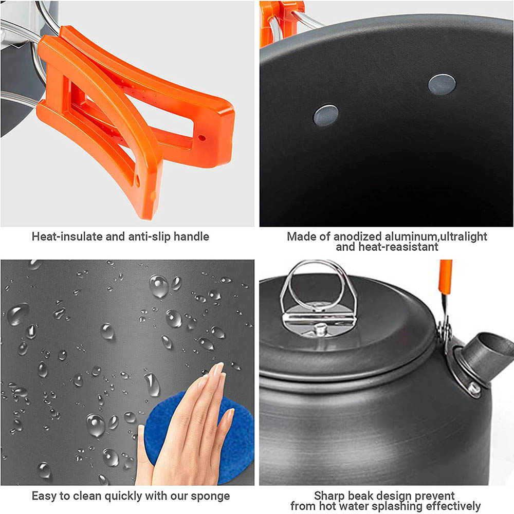 1 ชิ้น/1 เซ็ตชุดเครื่องครัวตั้ - Camping Cooking Recipes บทวิจารณ์และราคา