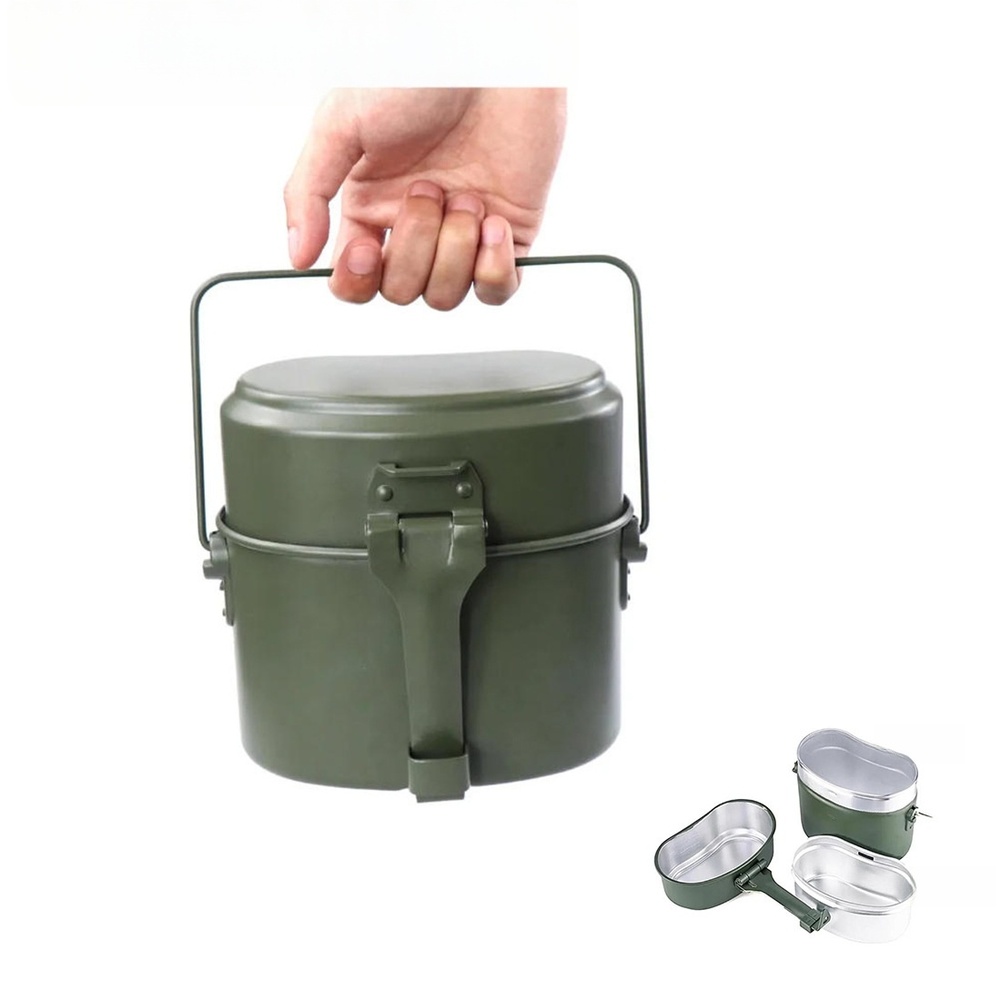 ชุดกล่องอาหารกลางวันอะลูมิเนีย - Camping Cooking Box Set บทวิจารณ์และราคา