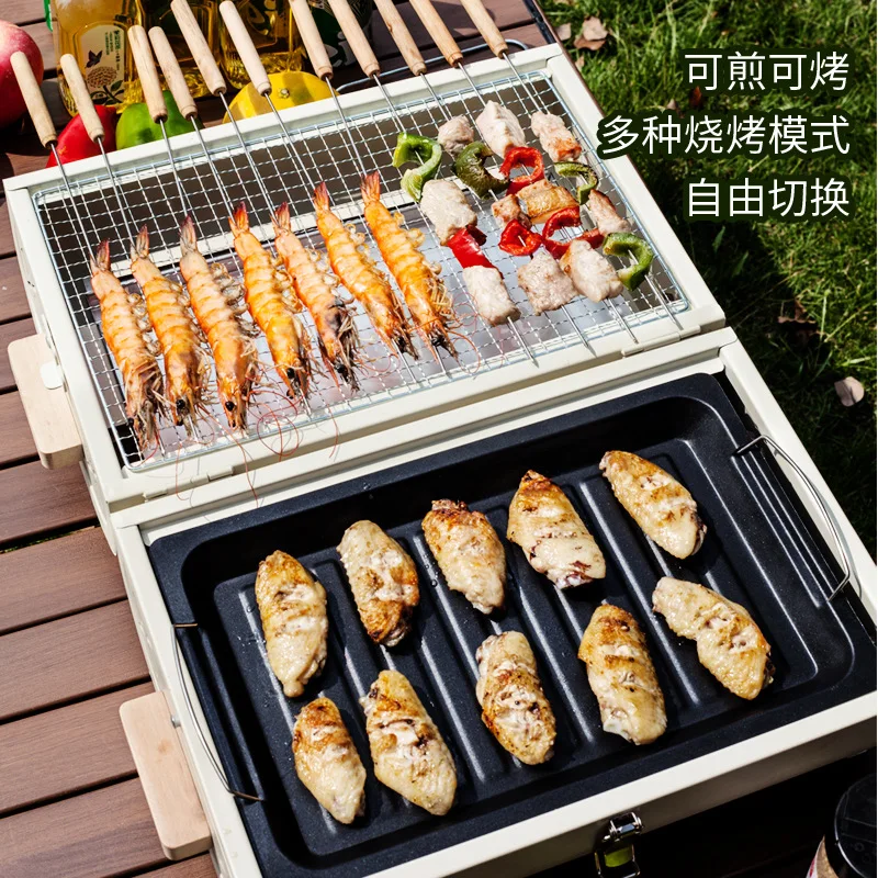 เตาบาร์บีคิว เตาย่างในครัวเรือ - Camping Hiking Cooking บทวิจารณ์และราคา