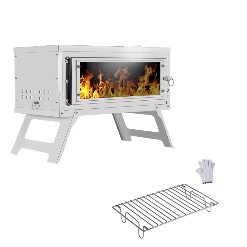 เตาบาร์บีคิวสแตนเลสแบบพกพาพับไ - Camping Cooking Must Haves บทวิจารณ์และราคา